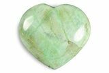 Polished Garnierite Heart - Madagascar #246710-1